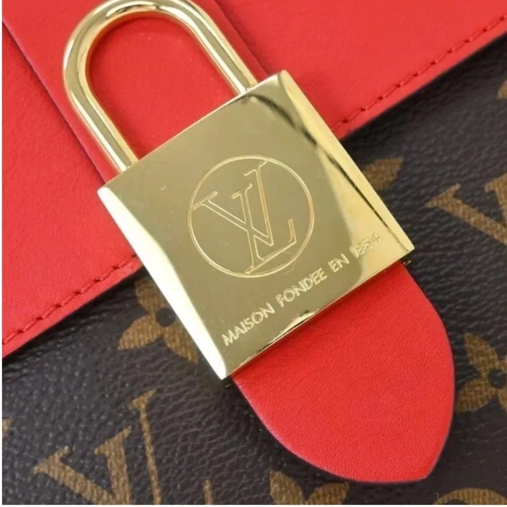 Louis Vuitton Monogram Canvas Coquelicot Red Locky BB Satchel/Shoulder Bg